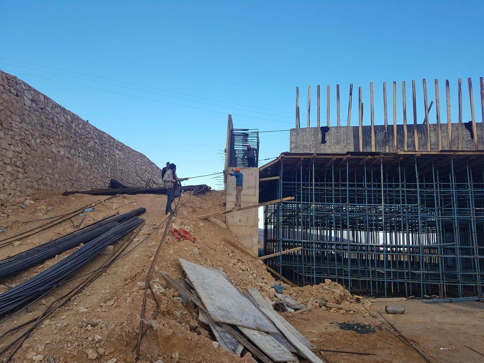 Beton sanat yapısı imalatı, kalıp ve donatı çalışması